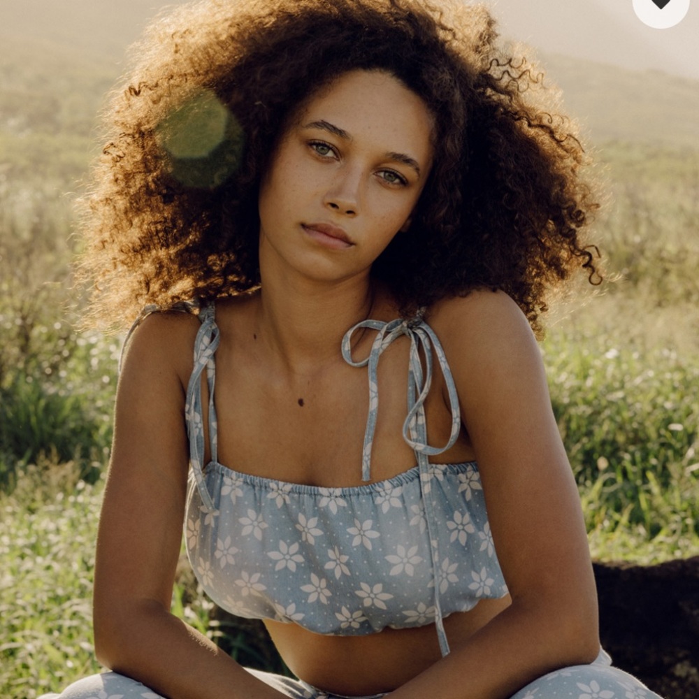 NWT Billabong X Wrangler Perfect Pair Crop Top